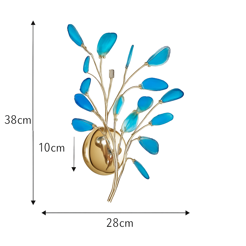 lustre led art déco en agate colorée pour un éclairage élégant