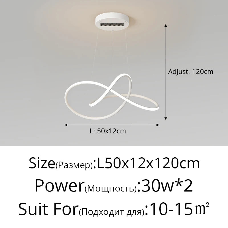 lustre led avec projecteur pour éclairage intérieur