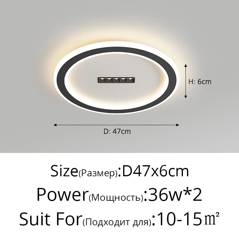lustre led avec projecteur pour éclairage intérieur