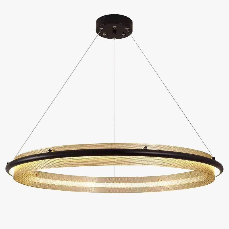 lustre led circulaire de luxe design moderne décoratif