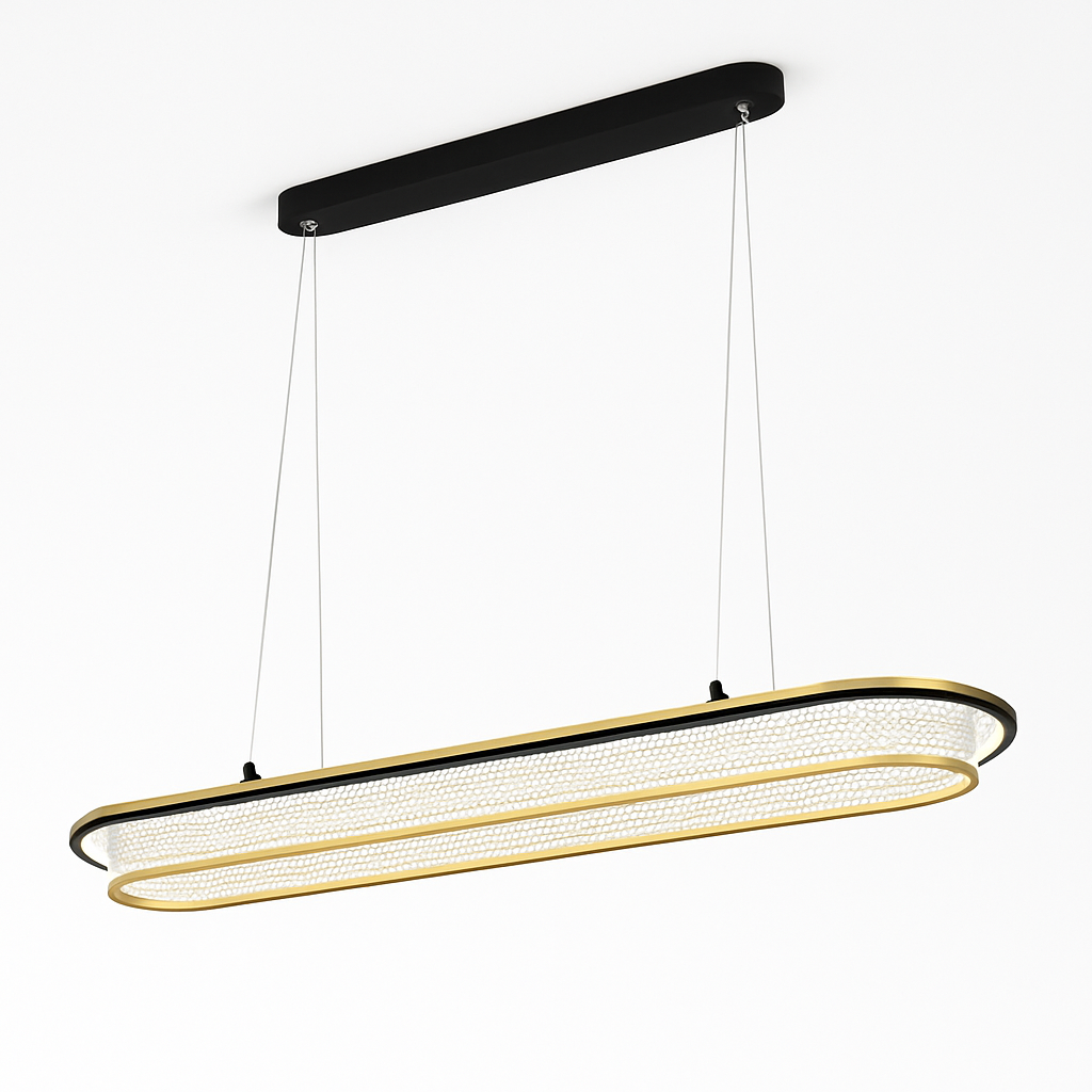 lustre led circulaire de luxe pour décoration intérieure moderne