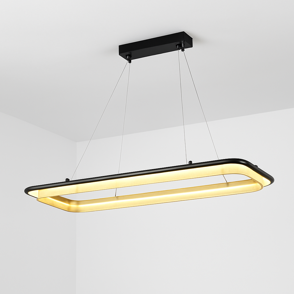 lustre led circulaire de luxe pour décoration intérieure moderne