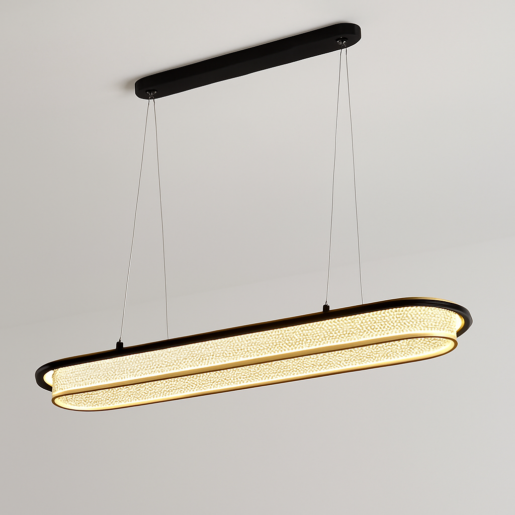 lustre led circulaire de luxe pour décoration intérieure moderne