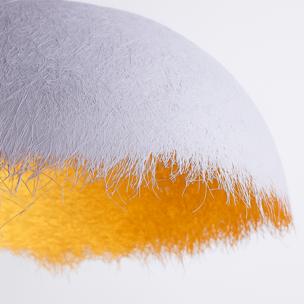 lustre led créatif demi-mois designer italien éclairage intérieur
