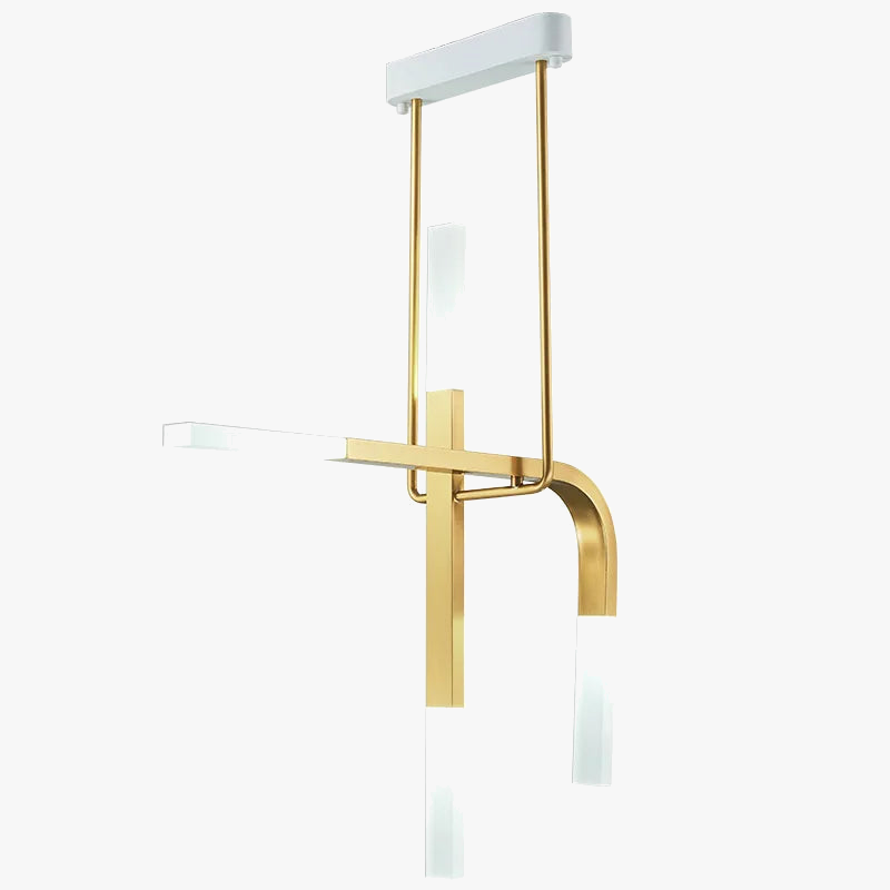 lustre led créatif en forme de u pour éclairage moderne