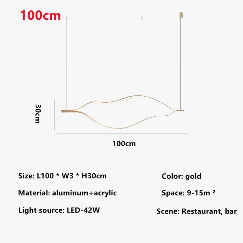 lustre led créatif postmoderne en forme de lèvre