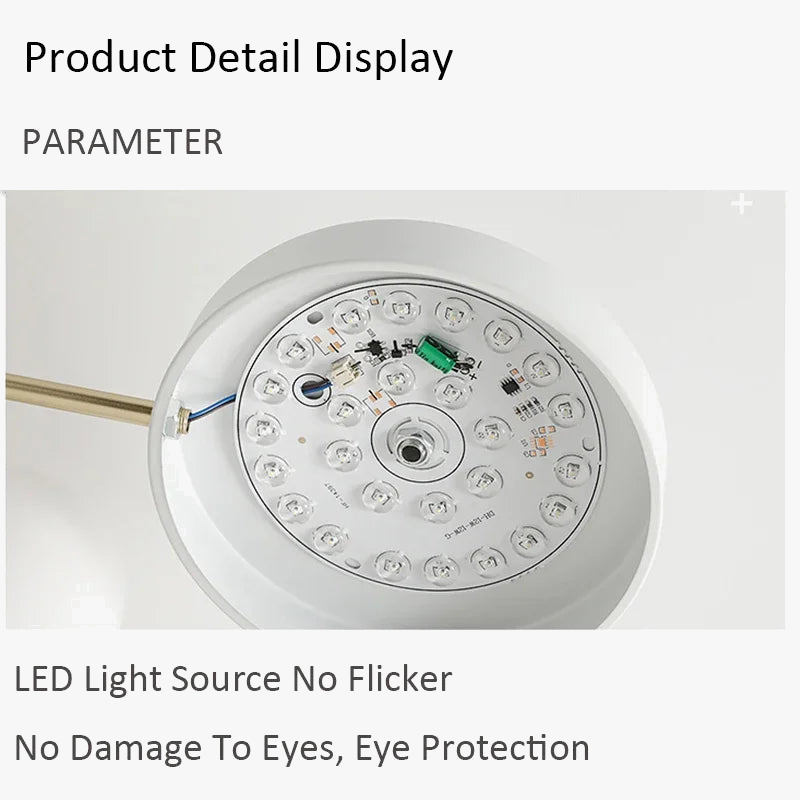lustre led créatif pour éclairage intérieur moderne