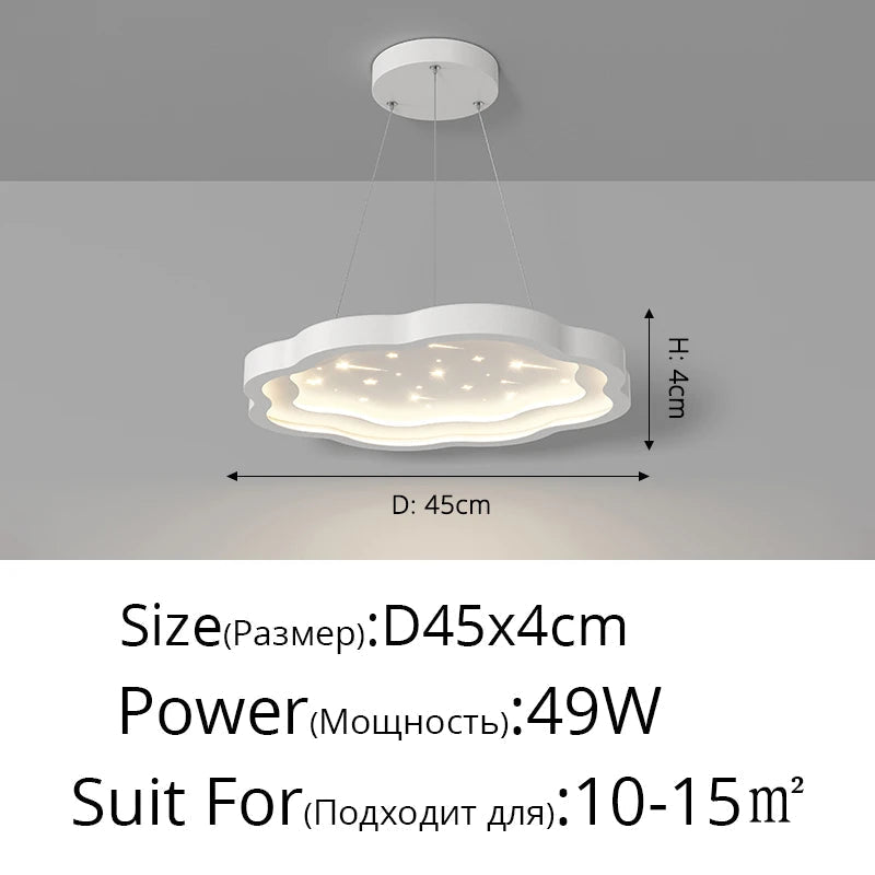 lustre led créatif pour un éclairage de luxe