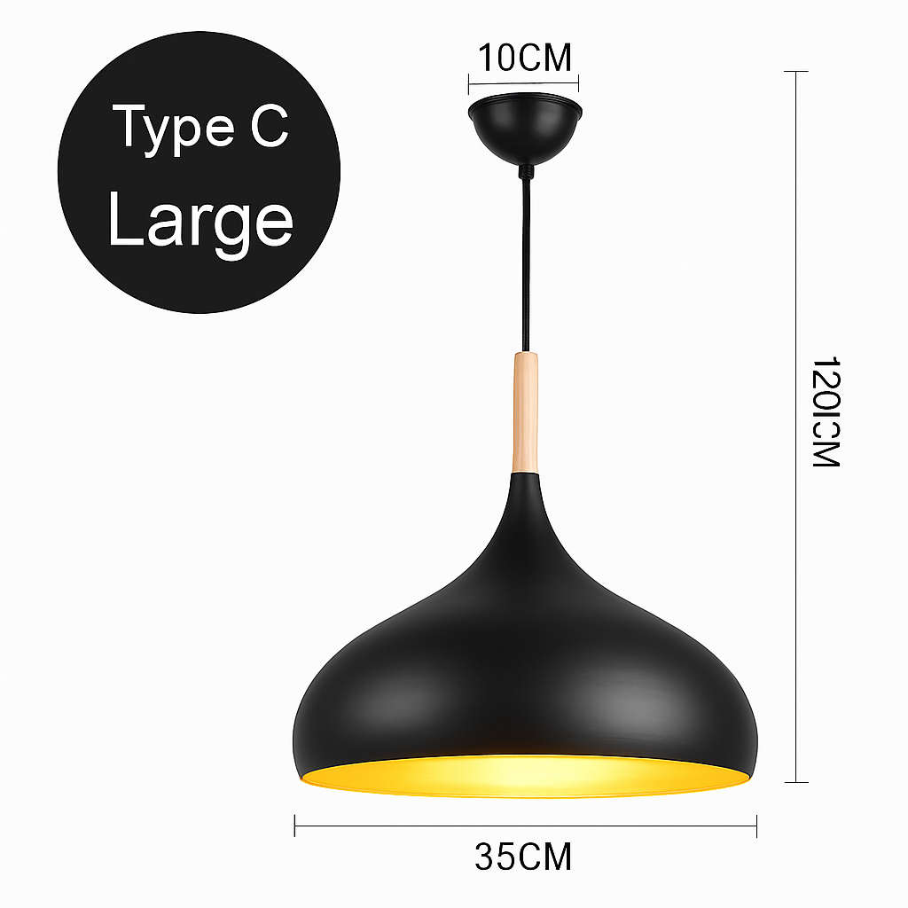 lustre led créatif style industriel rétro pour restaurant