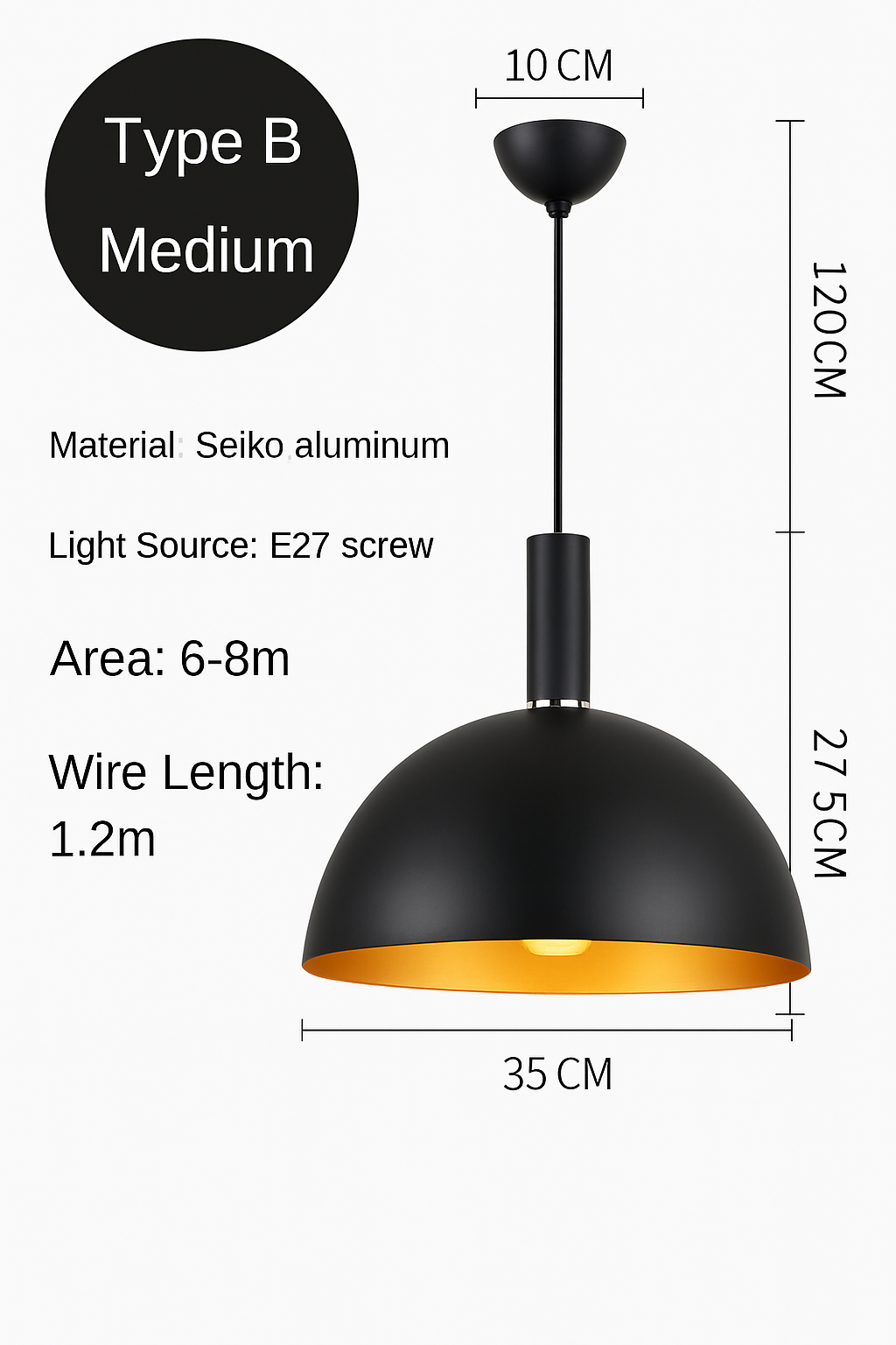 lustre led créatif style industriel rétro pour restaurant
