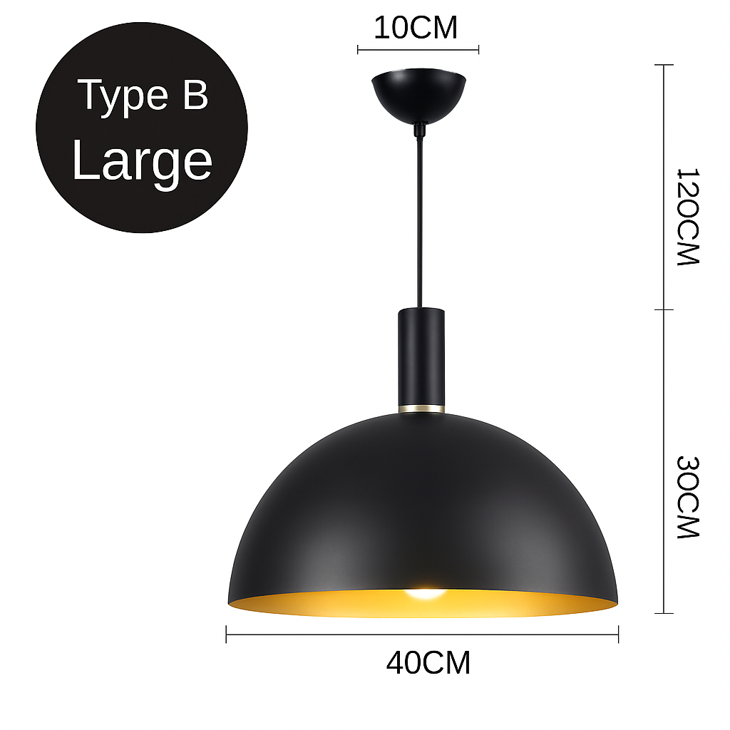 lustre led créatif style industriel rétro pour restaurant