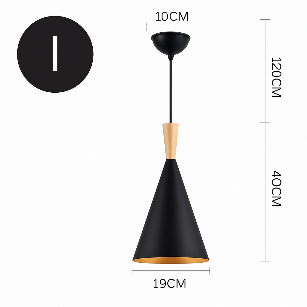 lustre led créatif style industriel rétro pour restaurant