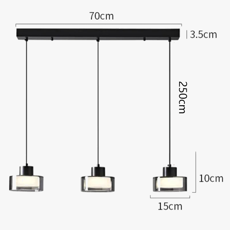 lustre led décoratif suspension éclairage intérieur moderne