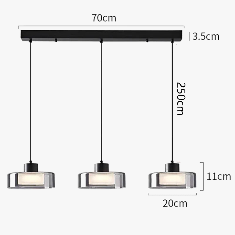 lustre led décoratif suspension éclairage intérieur moderne