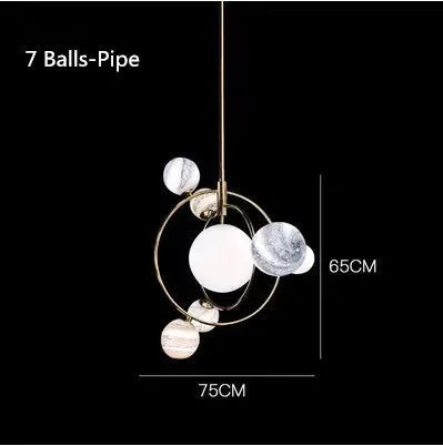 lustre à led design artistique pour décoration moderne intérieure