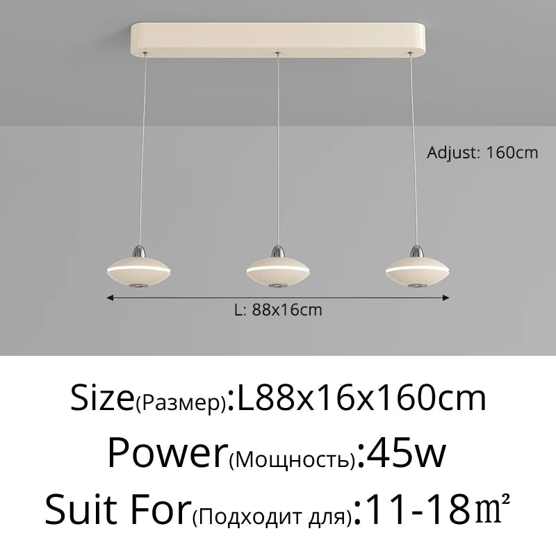 lustre à led design minimaliste réglable pour intérieur moderne