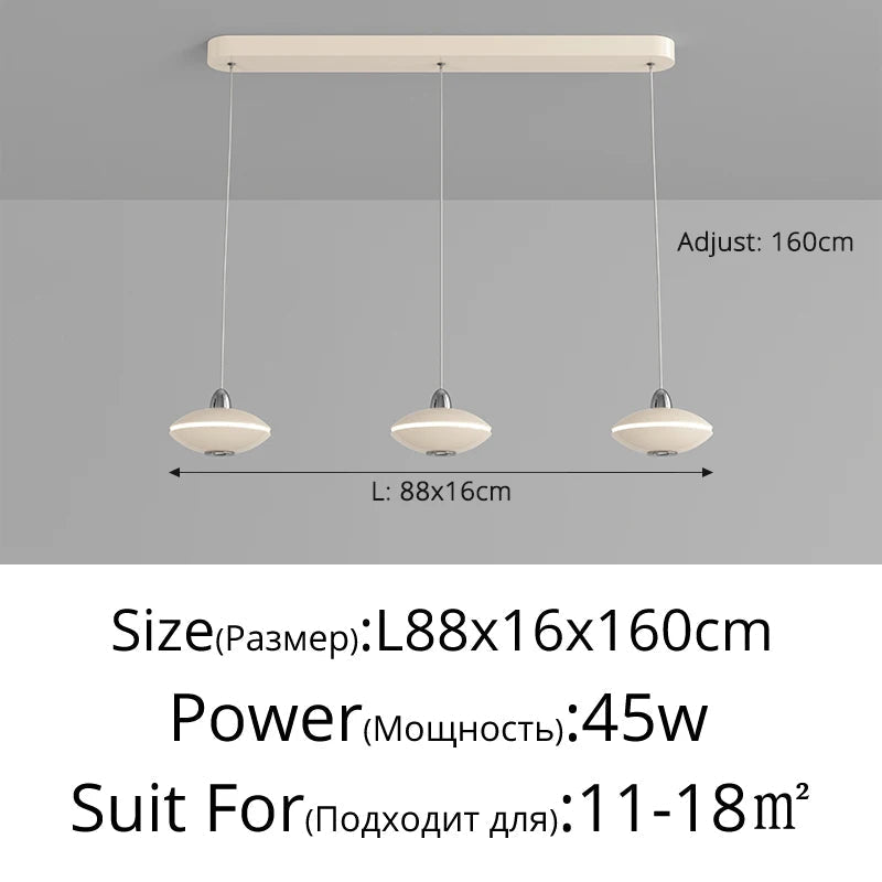 lustre à led design minimaliste réglable pour intérieur moderne