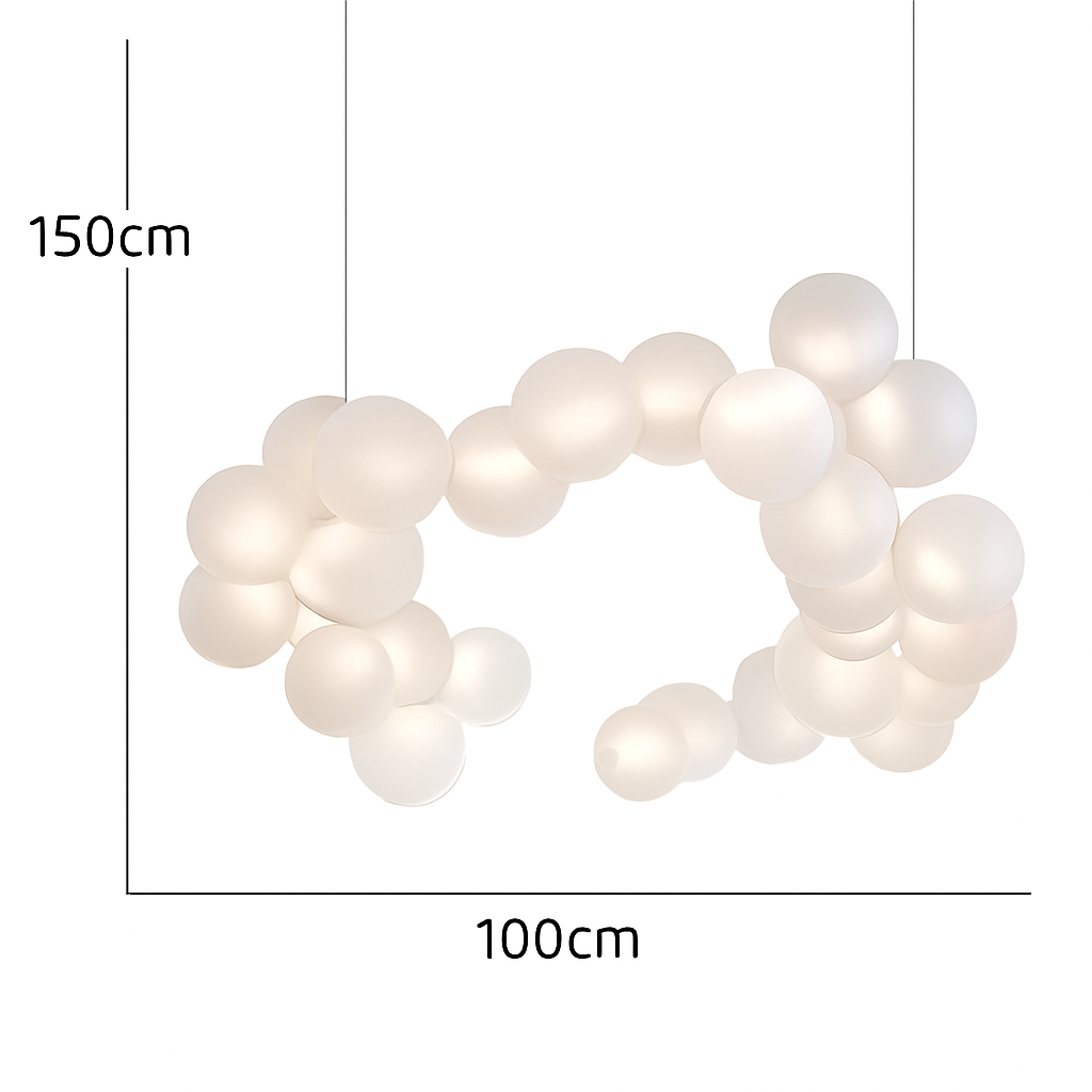 Lustre LED design moderne pour décoration intérieure