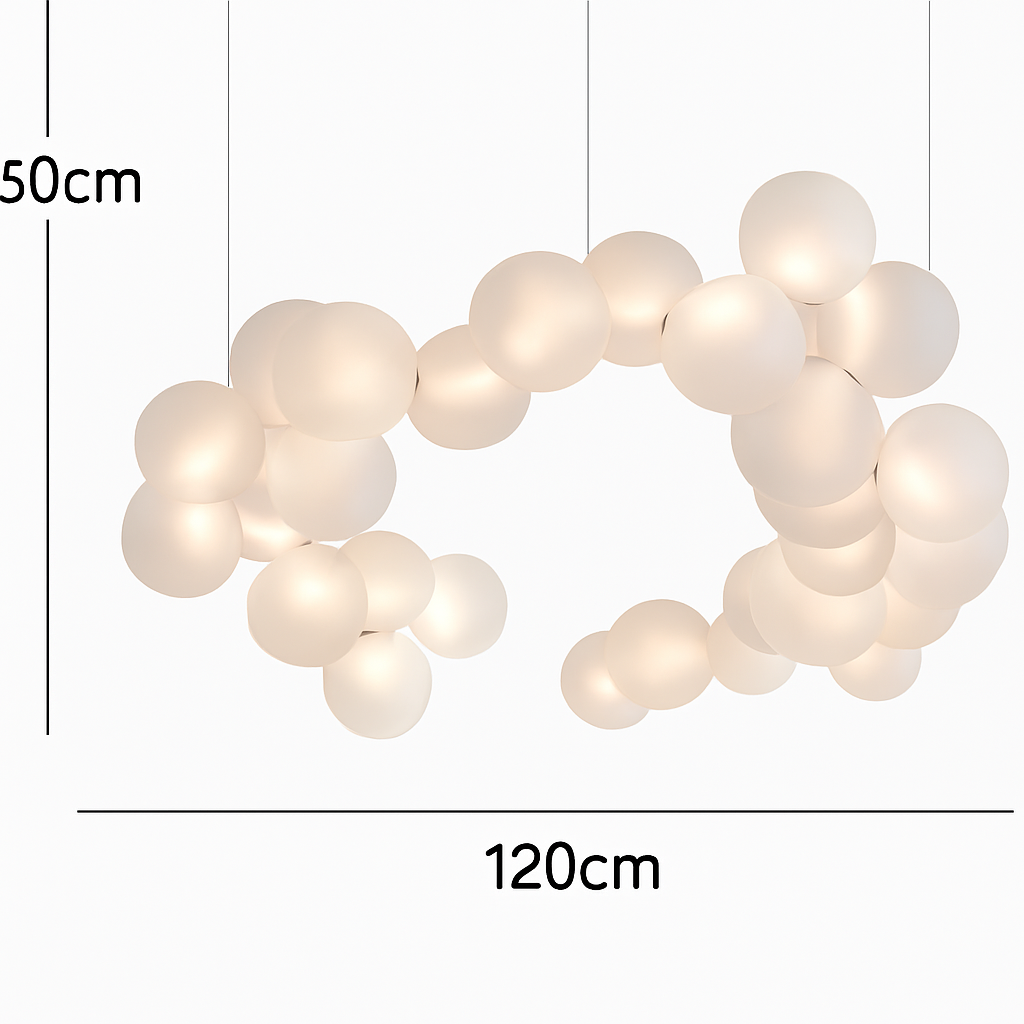 Lustre LED design moderne pour décoration intérieure
