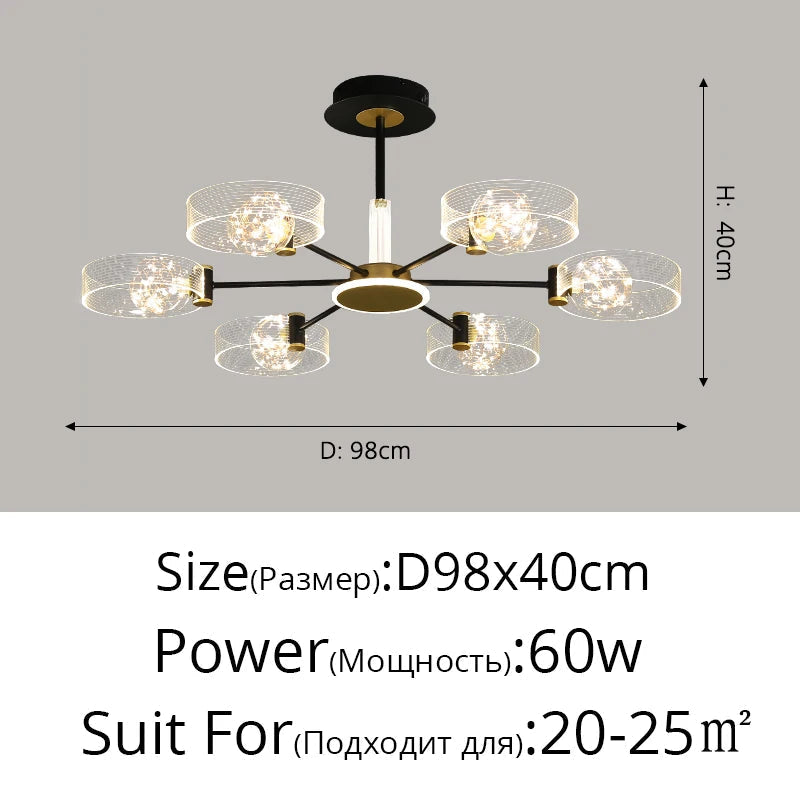 lustre led design pour intérieur moderne et élégant