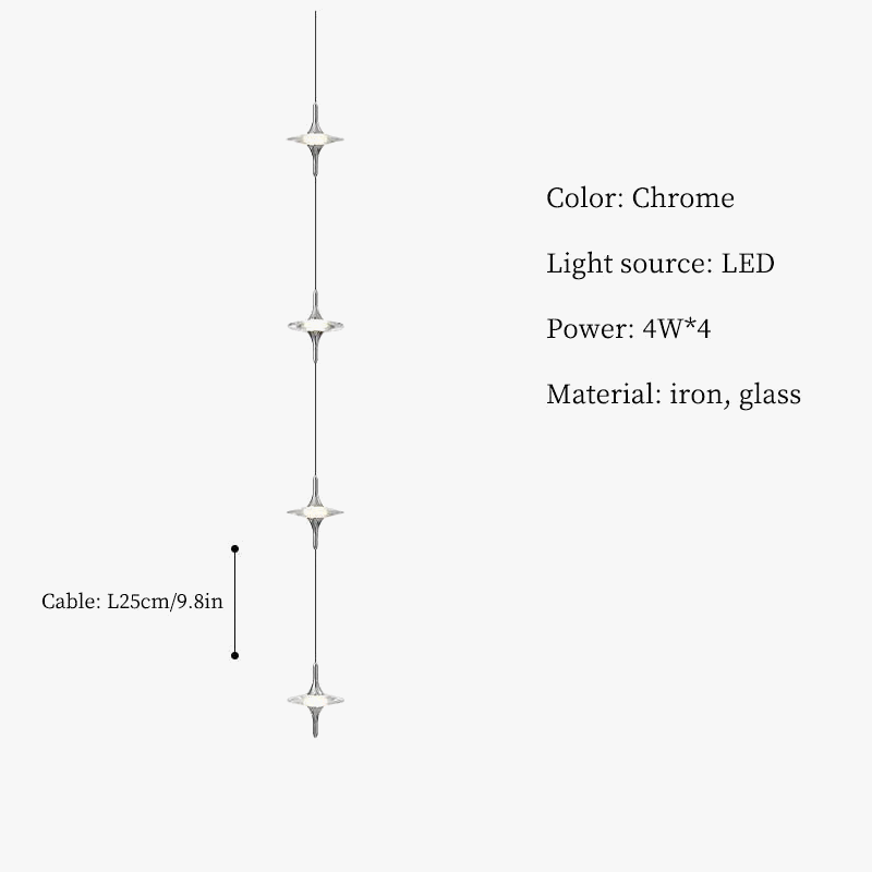 lustre à led design pour intérieur moderne élégant