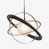lustre à led design rings of planet pour intérieur suspendu