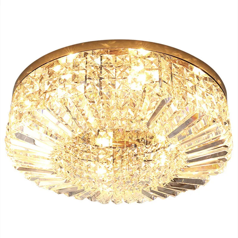 lustre led en cristal luxueux moderne et brillant