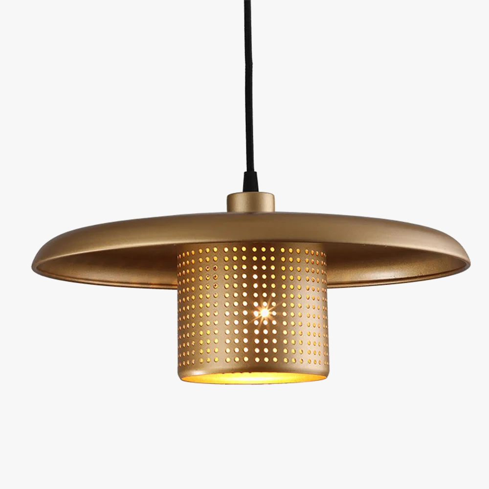 lustre à led en métal style industriel pour café et bar