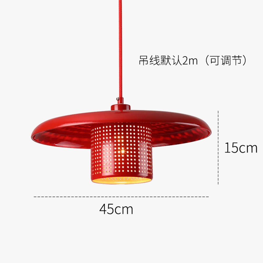 lustre à led en métal style industriel pour café et bar