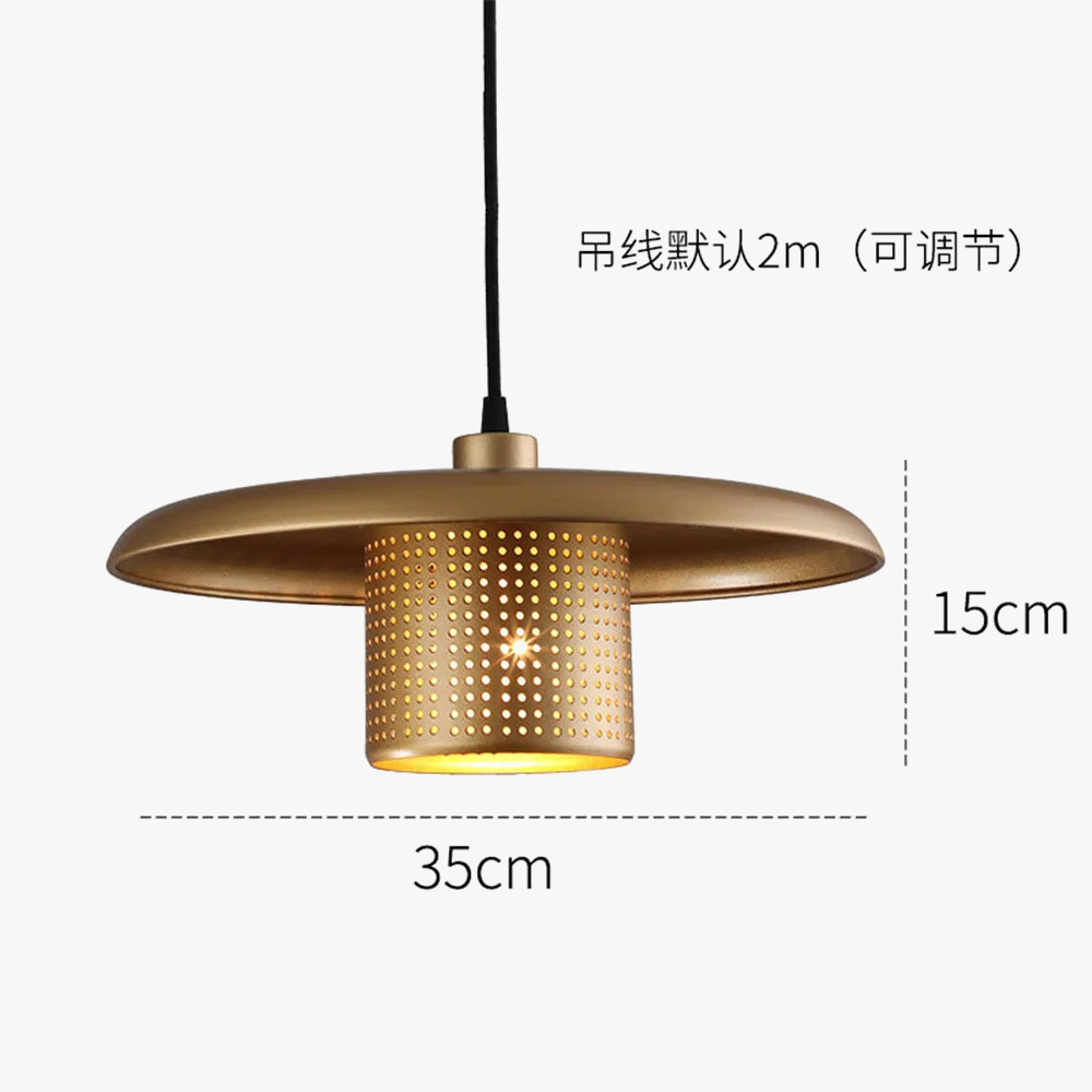 lustre à led en métal style industriel pour café et bar