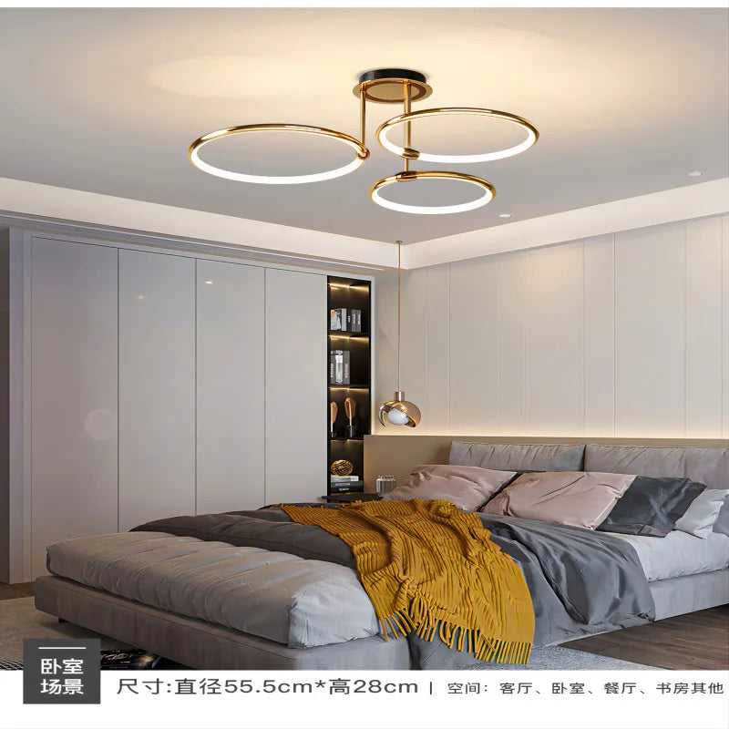lustre led en silicone pour décoration intérieure élégante et moderne