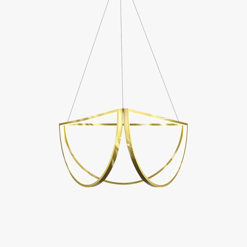 lustre led géométrique postmoderne à intensité variable tendance
