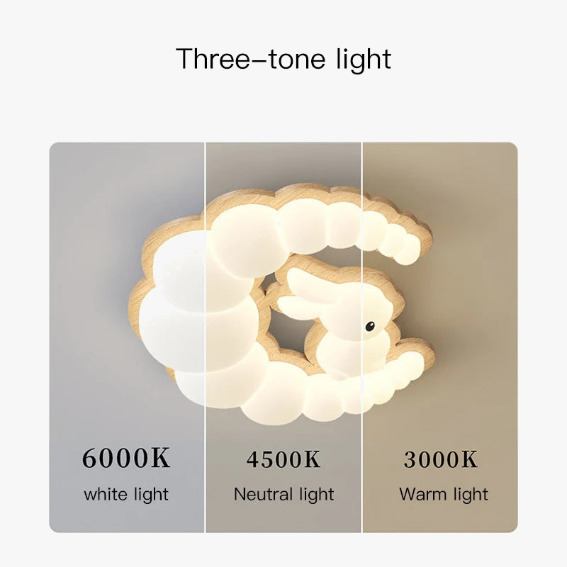 lustre led intelligent avec télécommande pour décoration moderne