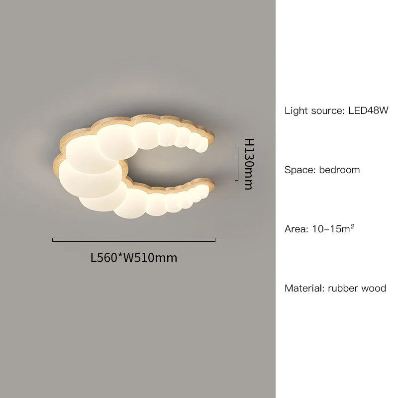 lustre led intelligent avec télécommande pour décoration moderne