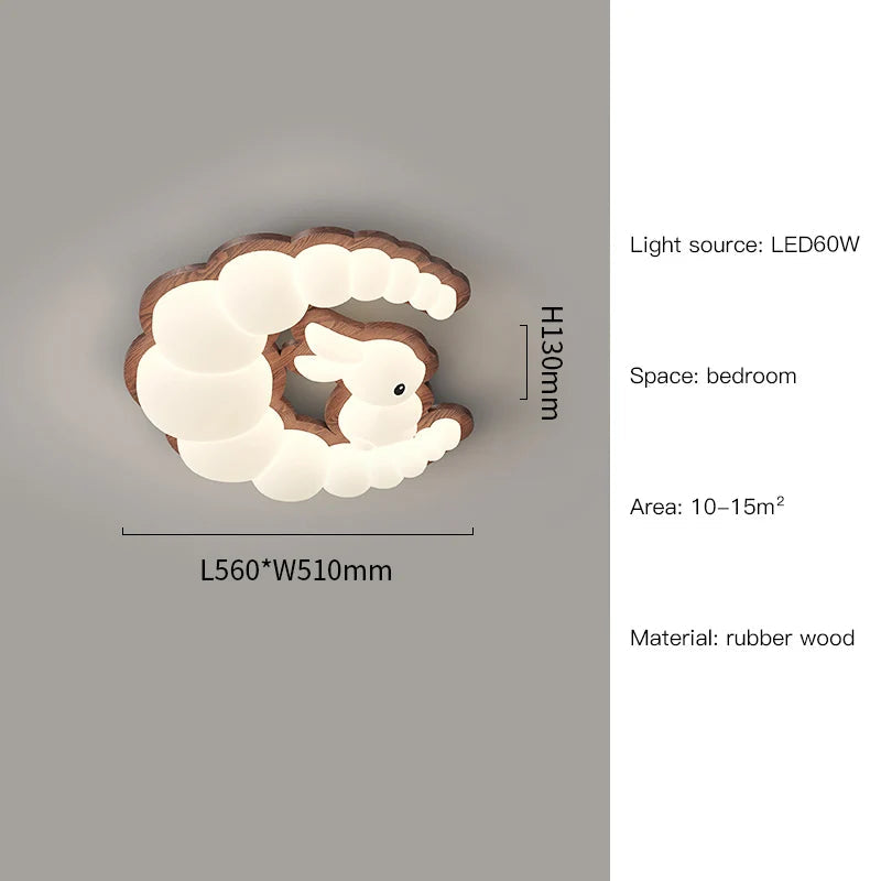 lustre led intelligent avec télécommande pour décoration moderne