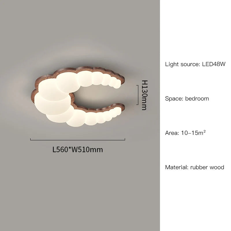 lustre led intelligent avec télécommande pour décoration moderne