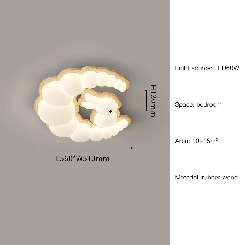 lustre led intelligent avec télécommande pour décoration moderne