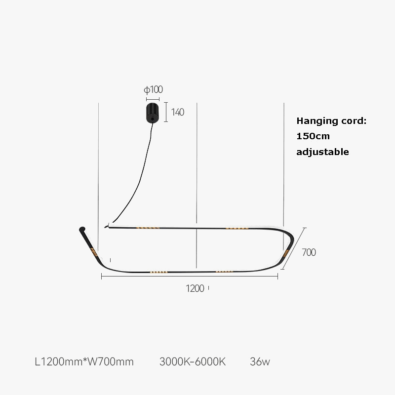 lustre à led à intensité variable nouvelle tendance 2024