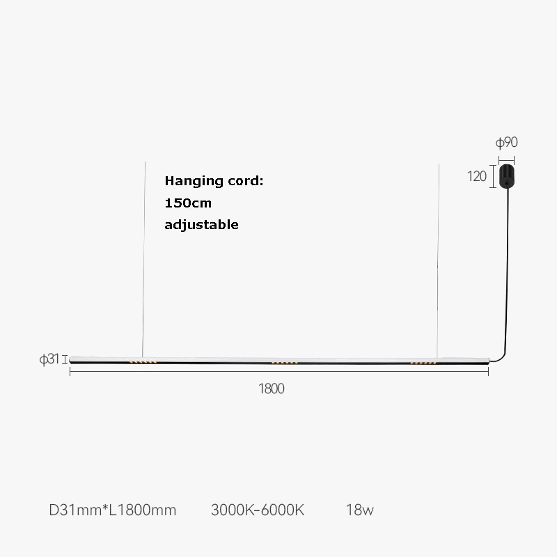 lustre à led à intensité variable nouvelle tendance 2024