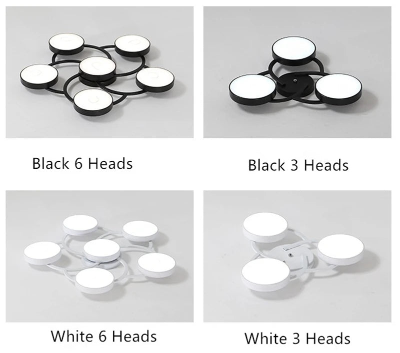 lustre à led interchangeable pour un éclairage intérieur moderne