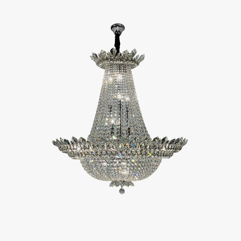 lustre led k9 cristal à intensité variable design moderne 2024