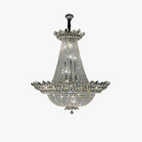 lustre led k9 cristal à intensité variable design moderne 2024