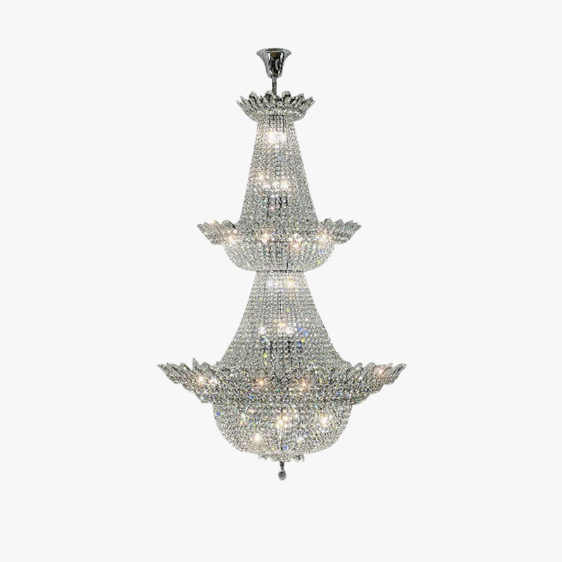 lustre led k9 cristal à intensité variable design moderne 2024