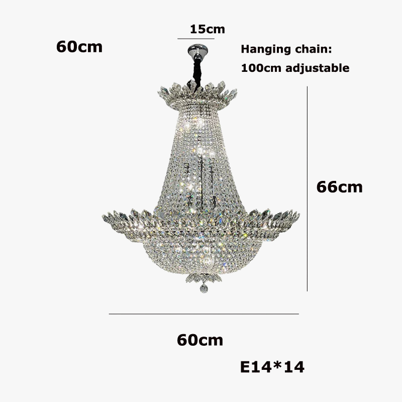 lustre led k9 cristal à intensité variable design moderne 2024