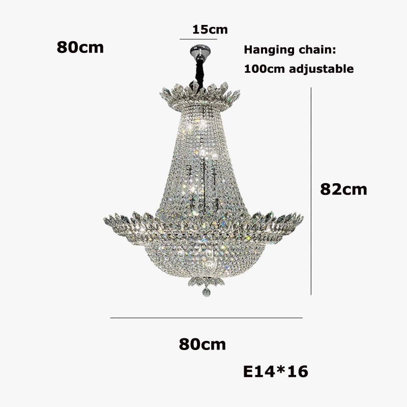 lustre led k9 cristal à intensité variable design moderne 2024