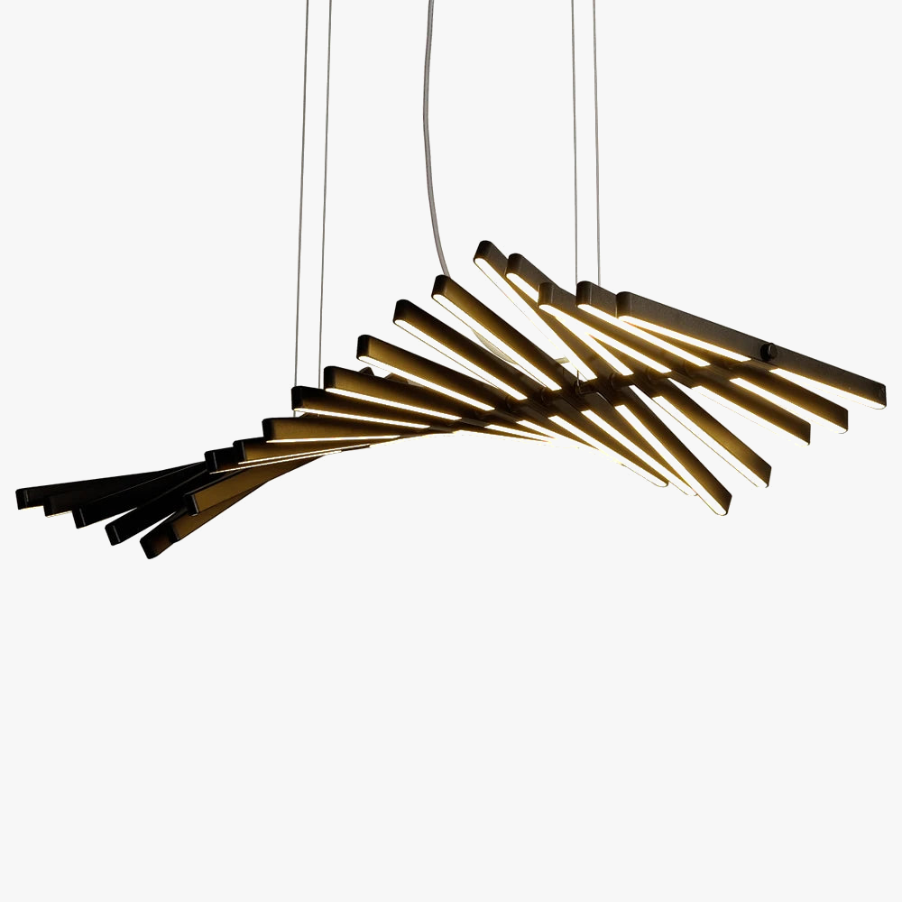 lustre led luxe suspension longue bande pour bricolage