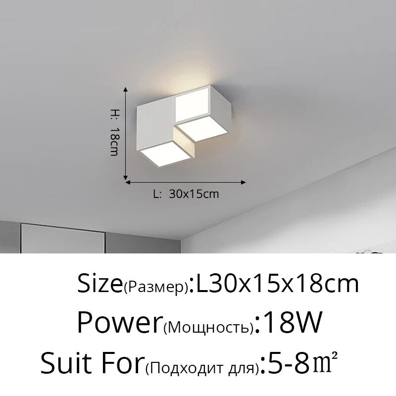 Lustre LED minimaliste intérieur éclairage cuisine