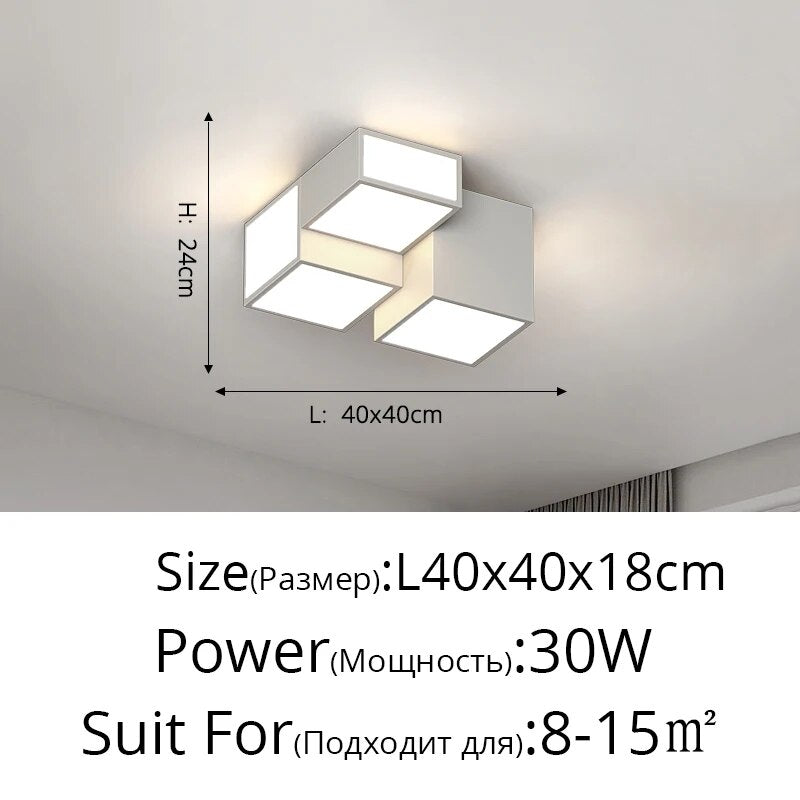 Lustre LED minimaliste intérieur éclairage cuisine