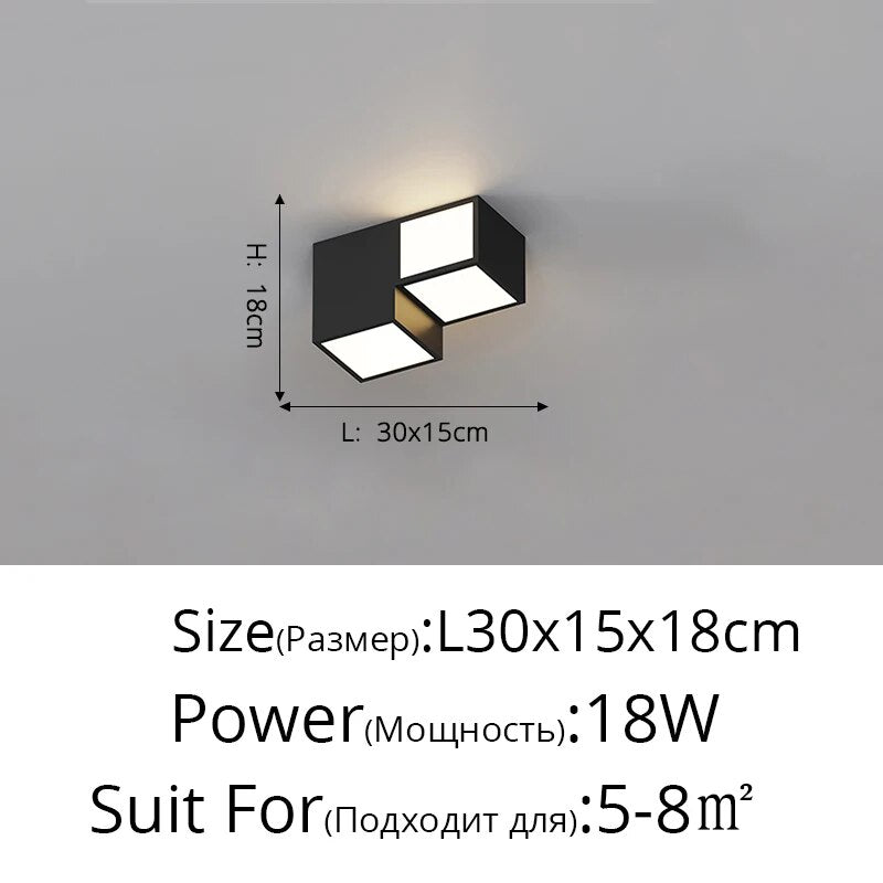 Lustre LED minimaliste intérieur éclairage cuisine