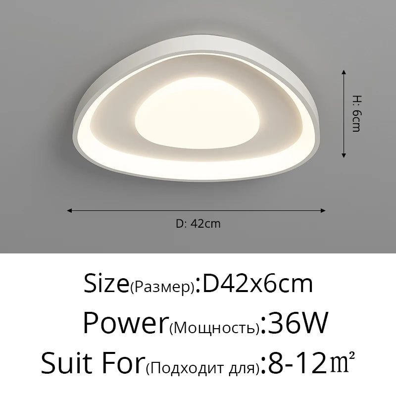 lustre led minimaliste moderne avec protection des yeux anti-bleue